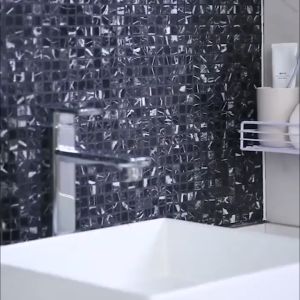 Simple Steel Shelf Storage Rack Kitchen Self Adhesive Bathroom Corner Toilet Rack Shelf Basket Wall Iron Bathroom Rack