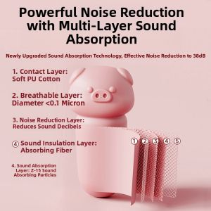 Concious Duck Super Silent Sleep Earplugs Noise Reduction Studen Dormitory Study Focus Special Sleep Protection Earbuds
