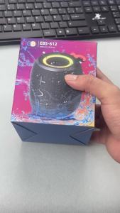 EBS-612 Mini Portable Bass Speaker 12W Powerful Bluetooth 5.3 Wireless Music Boombox Long Playback Time 1500mAh