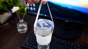 SHENAR GELAS KACA THUMBLER AESTHETIC/COFFEE CUP ANTI TUMPAH/GELAS MINUM KACA SIMPLE ELEGAN - CANGKIR TEH MILK GLASS FREE SEDOTAN