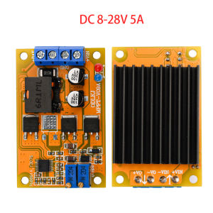 DC 8-28V 5A 6A 100W MPPT Solar Charge Controller Auto Switch 9V 12V 24V Solar Panel Regulator with Anti-reverse Protection