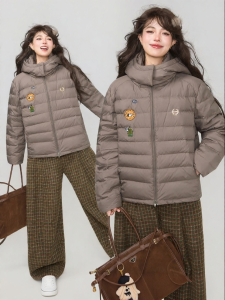 KEIKO | Áo Khoác Dày Nhẹ Có Mũ Trùm Tách rời