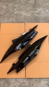 WIN - Cover body Samping mio soul karbu hitam Aksesoris Motor Mio Soul Produk E-Commerce Motor Desain Stylish Untuk Mio Soul - Lazada