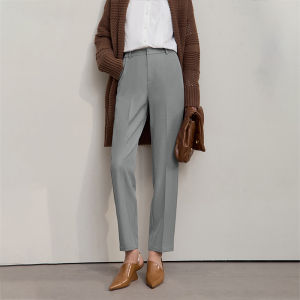 AMII | Business Casual Concise Twill Fit-and-Flare Pants