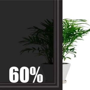 Stiker Kaca Film Jendela Rumah Anti UV Sticker Kaca Film Riben Hitam Kegelapan 40% 60% 80%