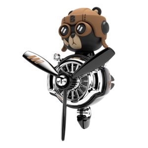 LS Parfum pewangi pengharum ac Shaking Head Versi 2 aksesoris interior mobil disffuser dengan kipas angin