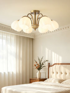 MT | Cream and Retro Style High-End Chandelier Ceiling Light