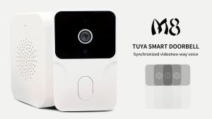 Anjielosmart Tuya ช่องวิดีโอประตูระฆังดิจิตอลไร้สายช่องสอดแนมอินเตอร์คอมพร้อมระบบป้องกันความปลอดภัยบ้านสมาร์ท WIFI สำหรับที่พักอาศัย