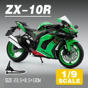 LEO 1:9 Kawasaki Ninja ZX-1OR Motorcycle Diecast Model Car Alloy Cars Toys Collection Gift For Kids Boy Girl