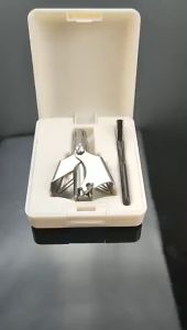 Pencukur Bulu Hidung Pencet Nose Hair Penggunting Clipper Portable Besi Aluminium Pencabut Trimmer 12 Pisau Blade Cukur Gunting Penghilang Stainless Steel Penggunting