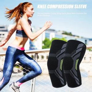 DIDI 1Pcs Nylon Sports Knee Pad Riding Protective Gear Running Basketball Skipping Rope Warm Knee Pad Foot Cold-Proof