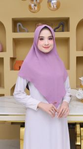 Hijab Khimar Carla Cringkle Airflow Pad Antem Size L