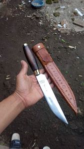 pisau daging super tajam baja asli cap garpu 18 cm