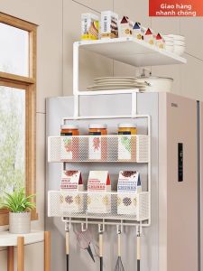QINQI | Multifunctional Wall Mounted Shelf for Kitchen