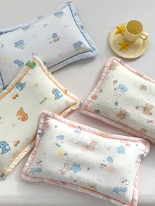 ผ้าฝ้ายแท้คุณภาพ a สองชั้น Bean Velvet สำหรับเด็ก ผ้าห่มปูที่นอนแบบเด็กอนุบาล 30x50 ลายการ์ตูน 40x60 ผ้าห่มปูที่นอนแบบ Bean 35x55