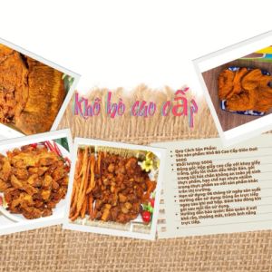 [HCM]Khô bò miếng giòn cao cấp của cty DOLI(500gr)