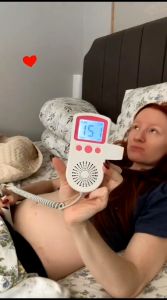 Fetal Doppler Alat Deteksi Jantung Janin Bayi Fetal Doppler Heartrate Monitor Digital Detak Jantung