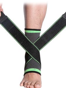 Ankle Support Mens and Womens Sports Sprain Recovery Foot Wrist Ankle Bandage Strap Compression Fixed Ankle Joint Ankle Joint Ankle