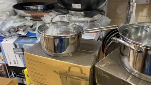 Quánh inox 304 Fivestar Plus 5 đáy vung kính FPQ165D001 size 16cm dùng bếp từ hàng chính hãng bảo hành 25 năm