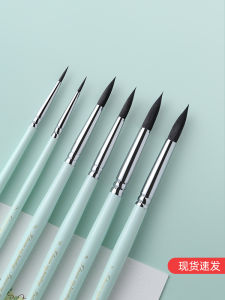 Digital Oil Painting Pen Watercolor Brush Art Student Watercolor Brush Acrylic Brush Hook Line Pen Professional Nylon Writing Brush