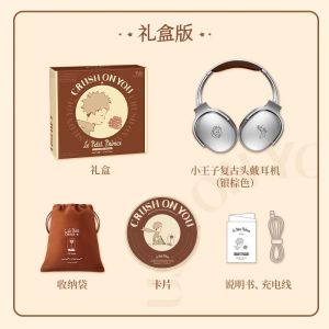 Marktoub Wireless Bluetooth Overhead Earphones Vintage Style Ideal Birthday Gift for Boyfriend Long Battery Life Headsets