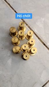 [Bịch 10 cái] Hố chặn cát chốt cửa 10mm mạ vàng