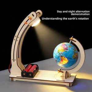 Childrens Science and Education Experiment Model Earth Day and Night Alternation Demonstration Assembly Toy Childrens Gifts