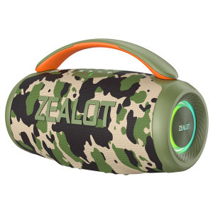 Zealot | ZEALOT-P11 Bluetooth Speaker 50W Wireless Party Speaker with Bluetooth 5.4 Stereo Sound Comfortable Handle Controllable Light