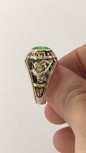 Nhẫn Nam  Nhẫn Mỹ Cổ Xưa Phong Thủy Hội Vàng 10k Năm 1986