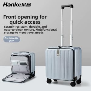 Hanke | Aluminum Frame Side Opening Lightweight Travel Luggage