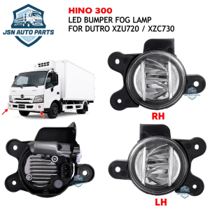 HINO 300 DUTRO XZU720 XZC730 DC 12V LED Front Bumper Fog Lamp LH RH 81220-37190 81210-37190