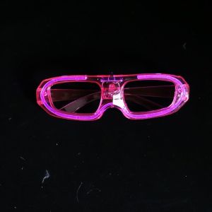 Kính LED Phát Sáng Mát Mẻ Cho Trẻ Em Kính Louver Phát Sáng Hình Trái Tim Trang Trí Không Khí Bar KTV Tiệc Đồ Chơi Phát Sáng