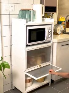 ตู้ครัว ตู้เก็บของ ตู้วางของ ครัวตู้กับข้าวพร้อมประตูตู้ ตู้กับข้าว ชั้นวางของในครัว 3/4/5ชั้นตู้เก็บของในครัว ตู้เก็บของชั้นวางอุป