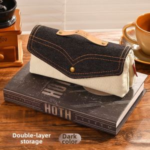 Design Aesthetic Exclusive Large Capacity Minimalist Retro Pencil Case