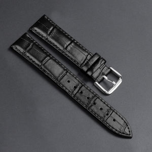 Watch Strap 12/13/14/15/16/17/18/19/20/21/22/24mm Slub Pattern Wrist Strap Genuine Calfskin Leather Bracelet Universal Watchband