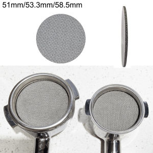 Reusable Barista Coffee Filter Mesh Puck Screen 1.7mm Thickness Stainless Steel Plate for 51/54/58mm Espresso Portafilter Basket
