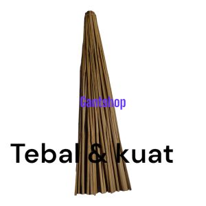 Stick/bilah bambu/ajir tanaman 1 Meter diameter 8mm isi 50 batang