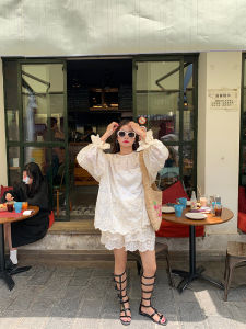 ชุดกระโปรงสองชิ้นสีขาว ชุดทำงานฤดูร้อน ชุดกระโปรงยาวปานกลาง ชุดทำงานลำลอง ชุดกระโปรงสองชิ้น ชุดกระโปรงสั้น ชุดกระโปรงสีขาว