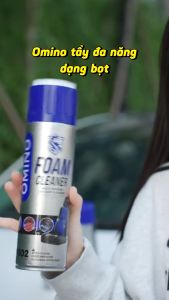 Bộ 2 chai Xịt Bọt Đa Năng M002 OMINO Vệ Sinh Nội Thất 650ml - Ghế Da Ô Tô và Nội thất gia đình- Chính Hãng Omino Vietnam