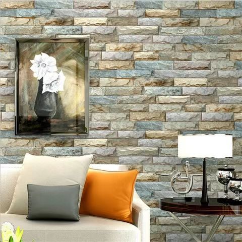 Big Sale 3D Retro Style Foam Bricks Wallpaper For Cement Hollow Blocks