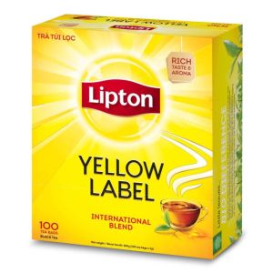 Lipton ชาลิปตัน Lipton Yellow Label ขนาด 25/50/100ซอง international blend ชาดำ rich taste & aroma ชาแท้ อินโด รสเข้มข้น รสดี ย่อมดี ด้วยใบสดคั้น ฮาลาล - Majelis Ulama Indonesia.  เพลิดเพลินกับรสชาติที่เป็นเอกลักษณ์ของเรา🇲🇨🇲🇾🇲🇨🇲🇾🇲🇨🇲🇾