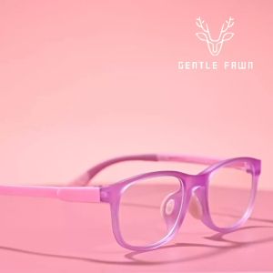 Gentle Fawn Kacamata Anak/Remaja Antiradiasi Blueray Fashion Perempuan Dan Laki Laki Bahan TR90 Ringan Lentur 2105