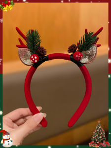 1/2pcs womens style fashionable and cute Christmas hair accessories womens hair accessories and headbands Christmas gifts