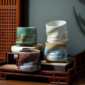 Retro Concentrated Coffee Cup Handcrafted Ceramic