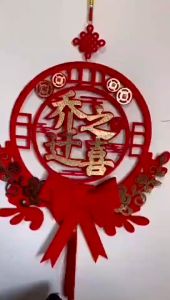 Liễng Nhung Đỏ Treo Tường Dải Treo Năm Mới Nhiều Mẫu Trang Trí Nhà Cửa Cửa Hàng Quán Ăn DGH-455