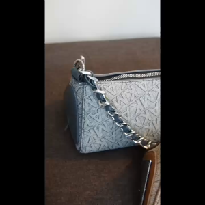 SKM Womens Prism Shape Shoulder Bag With Chain BG1015 Beg Perempuan