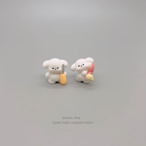 Cute Cartoon Animal Resin Desktop Decorations Boredom Beating Computer Desk Little Ornaments Workstation Decorations