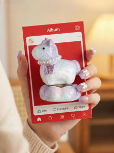 AMU·PIGGY | Crystalline Glaze Gradual Color Ceramic Spinning Decor  Horse Shaped New Year Gift