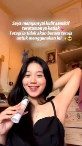 BARUBT Cherry Blossom Pemutih Ketiak Sakura Underarm Whitening Cream 45g Pemutih Selangkangan Krim + Underarm Whitening Smoothing Moisturising Deodorising Spray 35ml