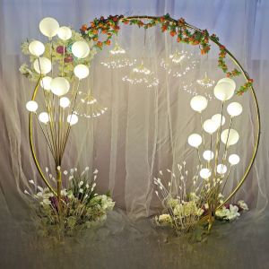 Hot Sale Wedding Apple Tree Road Lead Light Wedding Arrangement Decoration Supplies Prop Decoration T-Stage Luminous Road Lead Gold